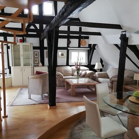 Neu - Penthouse im historischen Fachwerkhaus mit grosser Dachterrasse an zentralster Lage Boppard Exterior foto
