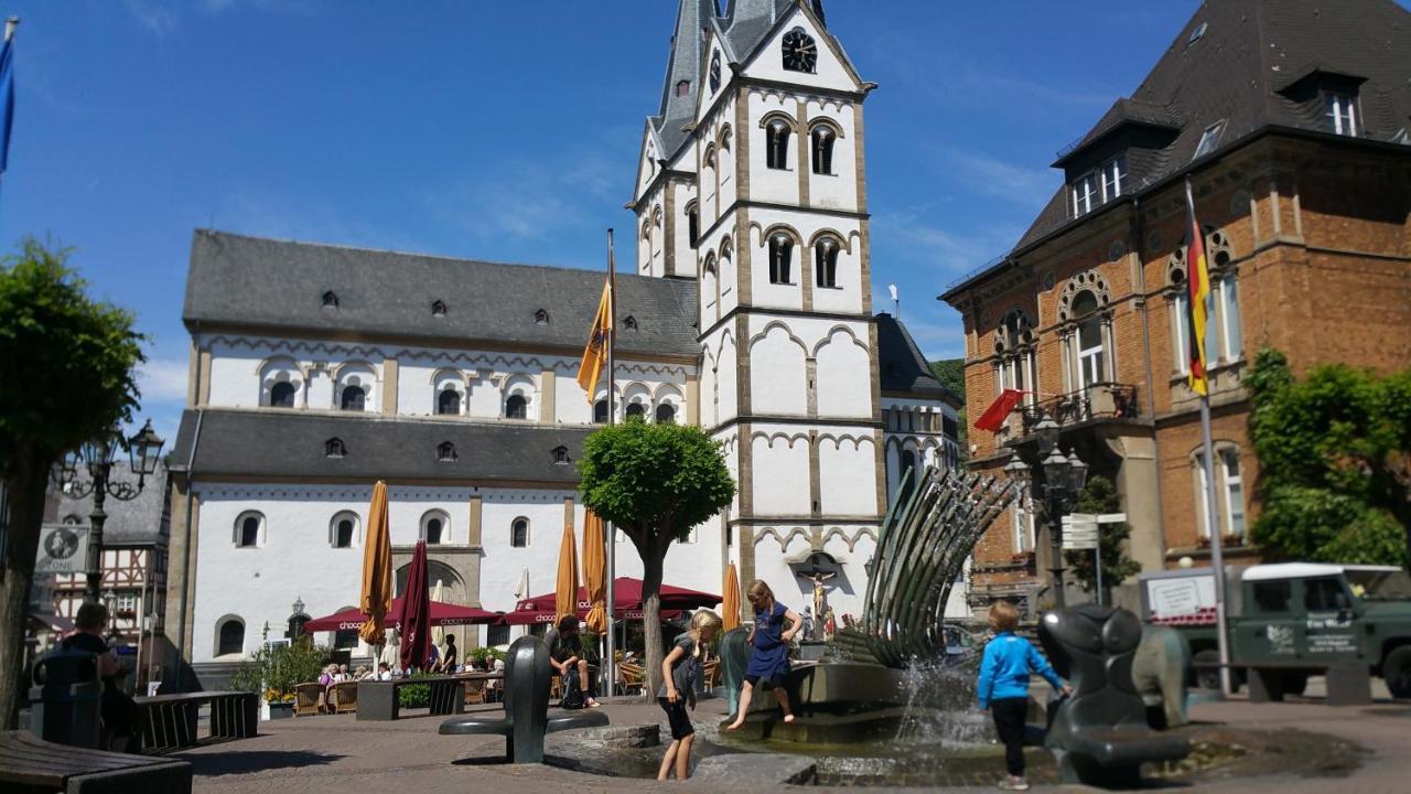 Neu - Penthouse im historischen Fachwerkhaus mit grosser Dachterrasse an zentralster Lage Boppard Exterior foto