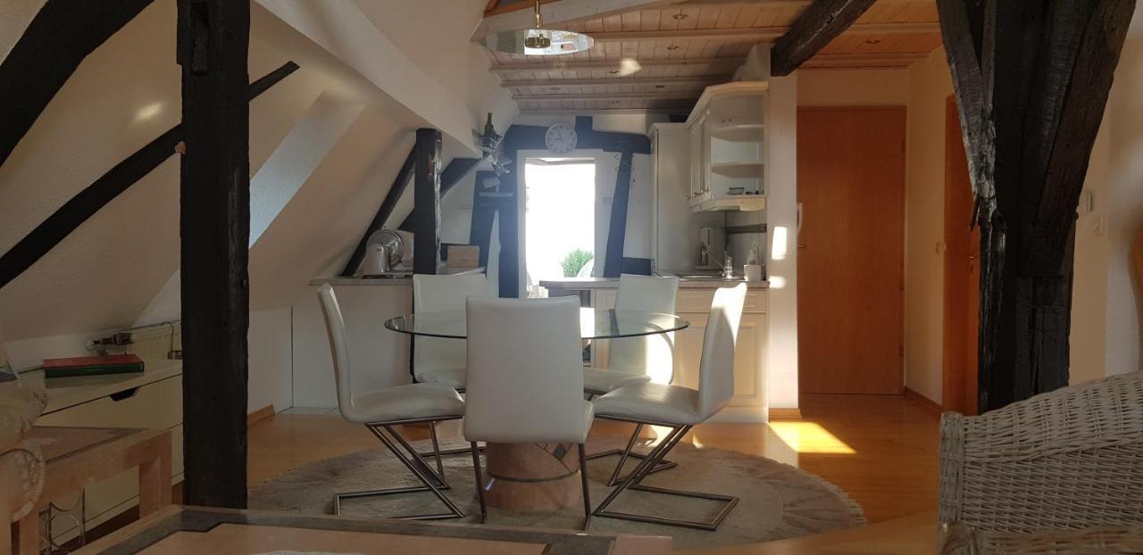 Neu - Penthouse im historischen Fachwerkhaus mit grosser Dachterrasse an zentralster Lage Boppard Exterior foto